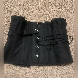 Black Corset Waist Trainer